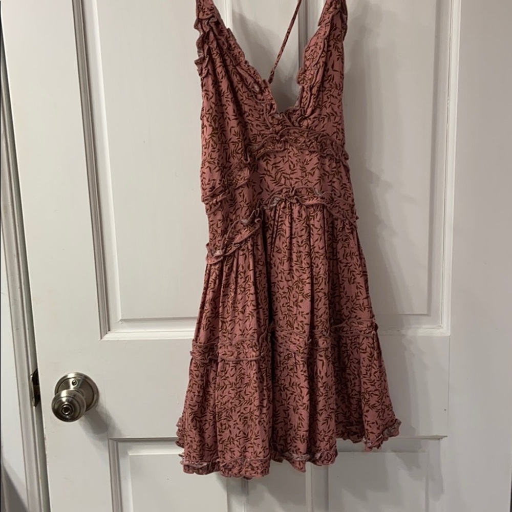 Vici small floral low cut sun dress